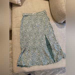 Abercrombie & Fitch Floral Midi Skirt